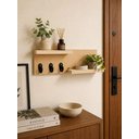 Ver imagem 5 de Porta Chaves Prateleira Parede Decorativo Sala Organizador