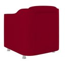 Ver imagem 3 de Kit 6 Poltronas Decorativas Tilla Consultório Recepção Sala Cor:vermelho