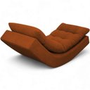 Ver mais imagens de Poltrona Balance Leve Balanço Bouclé Premium de Luxo para Sala Quarto Conforto Relaxante Terracota