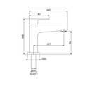 Ver imagem 2 de Torneira de Mesa para Lavatório Baixo - Ônix Escovado - Led