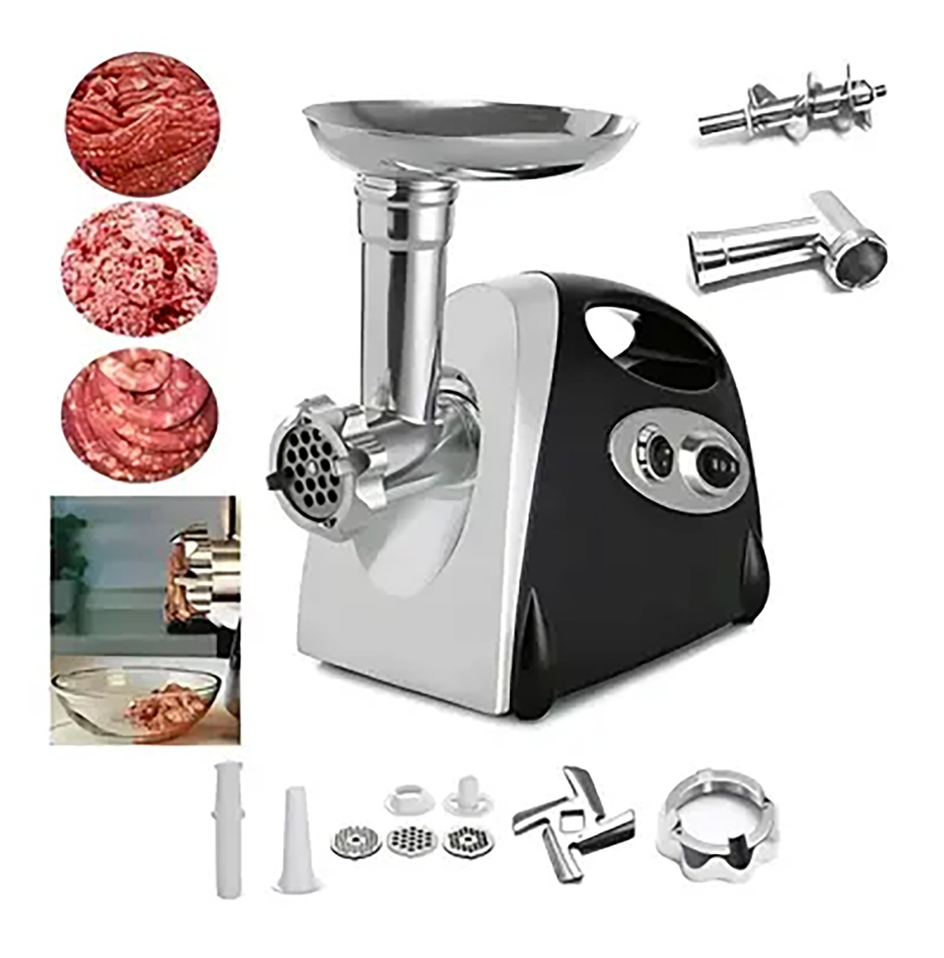 Máquina de Fazer Linguiça, Moedor de Carne 220v 2800w - 5