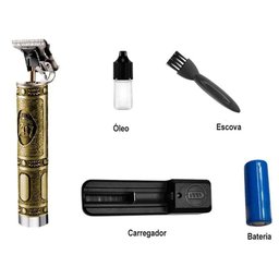 Máquina Kemei Corte e Acabamento sem Fio Profissional - 3