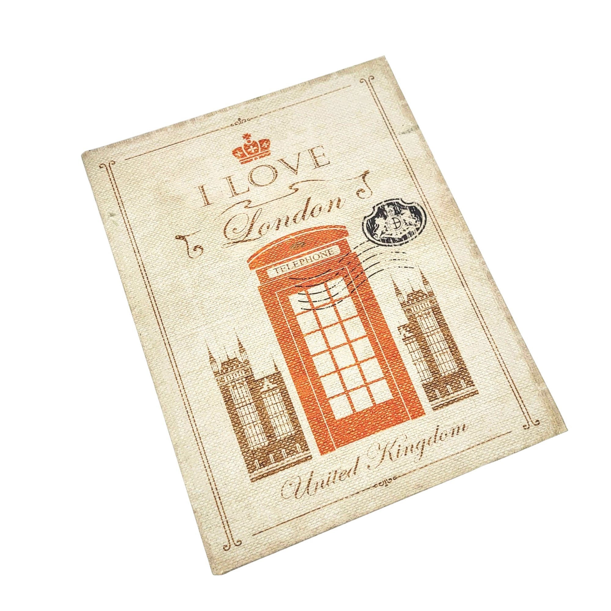 Caixa Livro Decorativa I Love London 30x24x5cm G