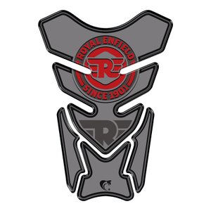 Protetor de Tanque Adesivo Moto Royal Enfield Vermelho Cobra Motoparts Preto