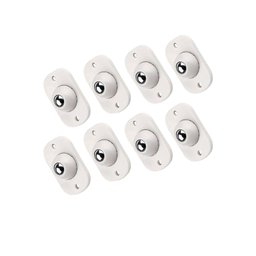 Rodinhas Adesivas com Esferas Deslizantes de Aço Inox para Mover Móveis | 8 Unidades - 3