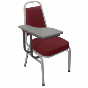 Cadeira Universitária Empilhável Linha Hotel Plus Vermelho