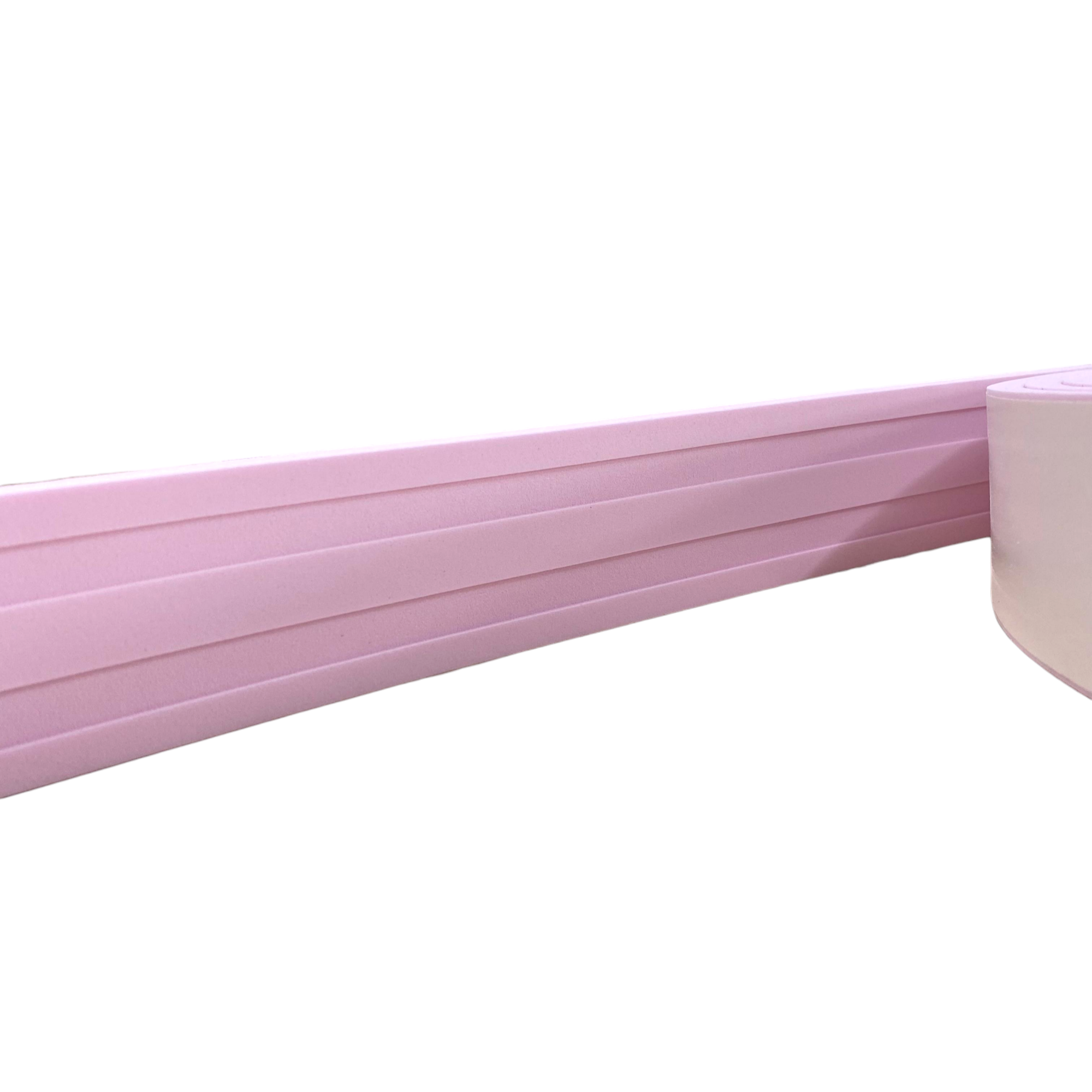 Moldura Roda Meio Eva Autocolante Marte 5cmx5mm 5 Metros - Rosa