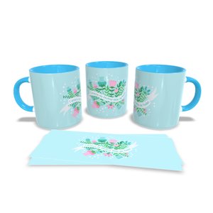 Canecas Azul Personalizadas Dia Das Mães