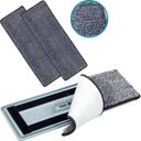 Ver imagem 3 de Rodo Flat Mop e Balde Lava e Seca 5l com 2 Refis - Limpeza Eficiente