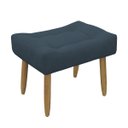 Ver imagem 3 de Puff Decorativo Quarto e Sala de Estar Suede Light Herrero:Azul Marinho