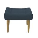 Ver imagem 2 de Puff Decorativo Quarto e Sala de Estar Suede Light Herrero:Azul Marinho