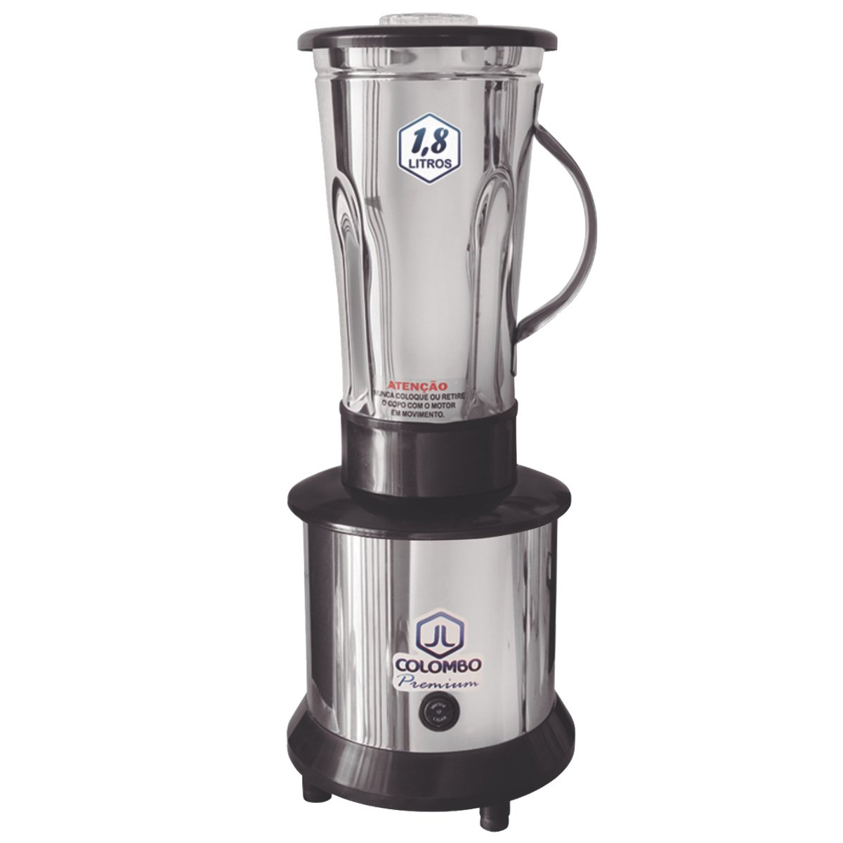 Liquidificador Alta Rotação 1,8 L 800 W Inóx Silencioso 220V - 1