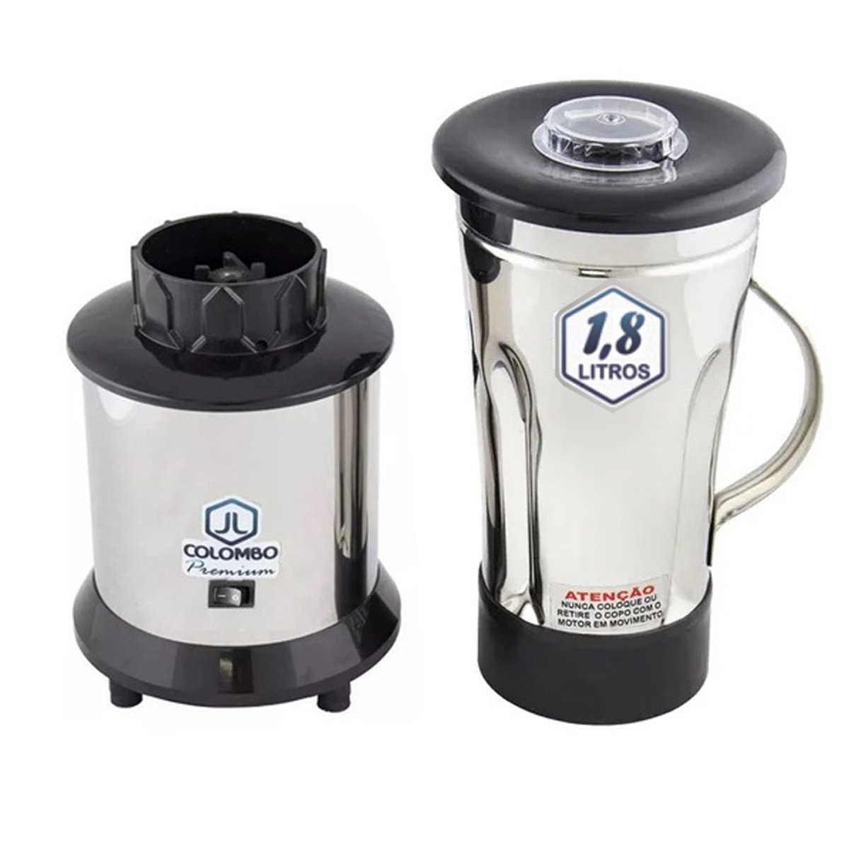 Liquidificador Alta Rotação 1,8 L 800 W Inóx Silencioso 220V - 3