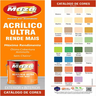 Tinta Acrílica Maza Ultra Inox 18l Fosco Rende Mais Standard - 3