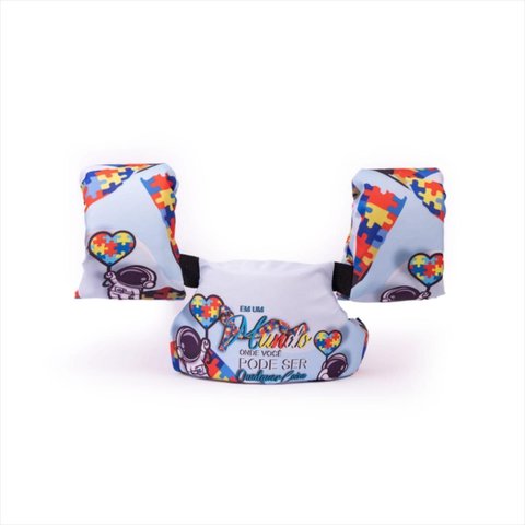 Colete Boia Infantil Azul Tranquilo ? Summer Life | Confortável, Seguro, até 25kg