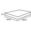 Ver imagem 4 de Jogo Cama Lençol Detail King Bordado Guipir Bordado Inglês Percal 300 Fios 4 Peças - Cinza