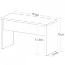 Ver imagem 5 de Mesa Escrivaninha Toq Olmo/branco - Artany