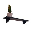 Ver imagem 3 de Prateleira Multiuso em Mdf Preto Tx 60x15cm – Moderna e Fácil de Instalar