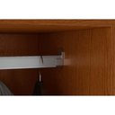 Ver imagem 5 de Guarda Roupa Casal 6 Portas (2 C/ Espelho) e 5 Gavetas C/ Pés Áries Amêndoa - Lopas
