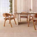 Ver imagem 3 de Kit 6 Cadeiras para Sala de Jantar Luna Marrom/Caramelo/Cinamomo Yescasa