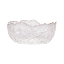 Bowl de Cristal Martelado Taj C/borda Dourada 13x6.5cm Wolff - 2