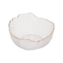 Ver imagem 1 de Bowl de Cristal Martelado Taj C/borda Dourada 13x6.5cm Wolff