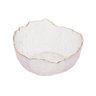 Bowl de Cristal Martelado Taj C/borda Dourada 13x6.5cm Wolff - 1