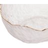 Bowl de Cristal Martelado Taj C/borda Dourada 13x6.5cm Wolff - 4
