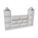 Ver imagem 3 de Organizador E Casinha Infantil Poliana 100% Mdf