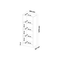 Armário Multiuso Lavanderia Viena C/ 2 Portas Branco - Demóbile - 2