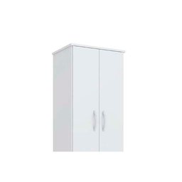 Armário Multiuso Lavanderia Viena C/ 2 Portas Branco - Demóbile - 6