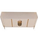 Ver imagem 7 de Aparador Buffet Bessa 4 Portas Tampo em MDF Off White 180cm Lyam Decor