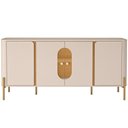 Ver mais imagens de Aparador Buffet Bessa 4 Portas Tampo em MDF Off White 180cm Lyam Decor
