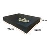 Tampa Capa Proteção Fogão Cooktop 5 Bocas Mdf Mesinha Preta - 2