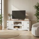Ver imagem 1 de Rack Grande 2 Portas Madeira Maciça Branco