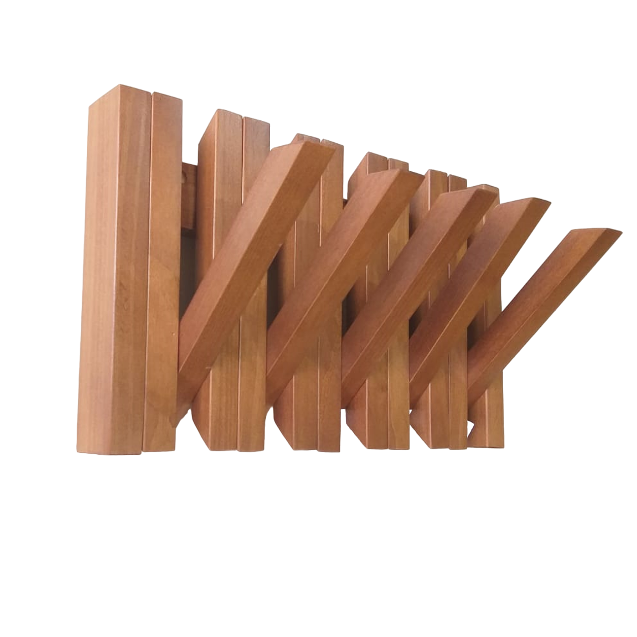 Cabideiro de Parede para Quarto Compacto Retrátil - Mel - 1