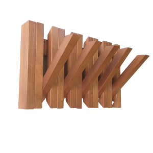 Cabideiro de Parede para Quarto Compacto Retrátil - Mel