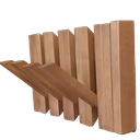 Ver imagem 3 de Cabideiro de Parede para Quarto Compacto Retrátil - Mel