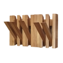 Ver imagem 2 de Cabideiro de Parede para Quarto Compacto Retrátil - Mel