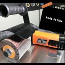 Ver imagem 2 de Roda de Lixa 100x100 grão 120 - Nacional - Linha Basic CIR Inox 1380rL120