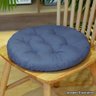 Kit 02 Almofadas Futon Redondo Assento para Cadeira 40x40 Marrom - 2
