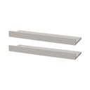 Ver imagem 2 de Kit 2 Prateleiras Porta Quadros 100 X 15cm Branca Suporte Invisível