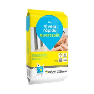 Argamassa Nivela Rápido 20kg Cinza Quartzolit