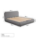 Ver imagem 4 de Cama com Cabeceira Estofada Casal Orla CabeCasa MadeiraOriginals