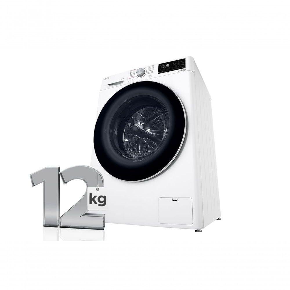 Lava e Seca Smart Lg Vc5 12kg Branca com Inteligência Artificial Aidd Cv3012wc5 110v - 2