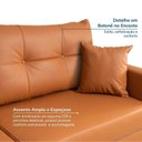 Ver mais imagens de Sofá 2 Lugares 180cm Soul CabeCasa MadeiraOriginals Cobre Caramelo