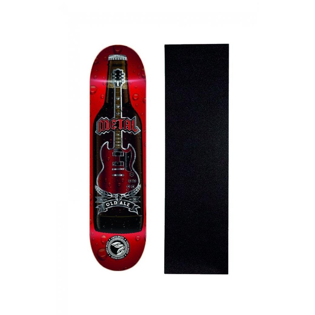 Shape Cisco Skate Marfim Music Metal 8.125 + Lixa Ve