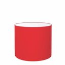 Ver imagem 1 de Cúpula Abajur e Luminária em Tecido Cilíndrica Vivare Cp-8013 Ø30x30cm - Bocal Europeu - Vermelho