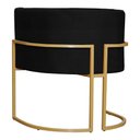 Ver imagem 7 de Kit 2 Poltronas Decorativa Sala de Estar Luana Base Gold Suede