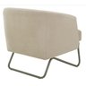 Poltrona América Cinza Claro Base Grafite 76cm - 62490 - 1